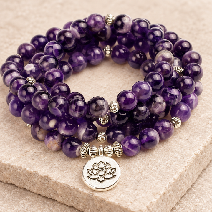 Amethyst Klarheit - Mala Kette