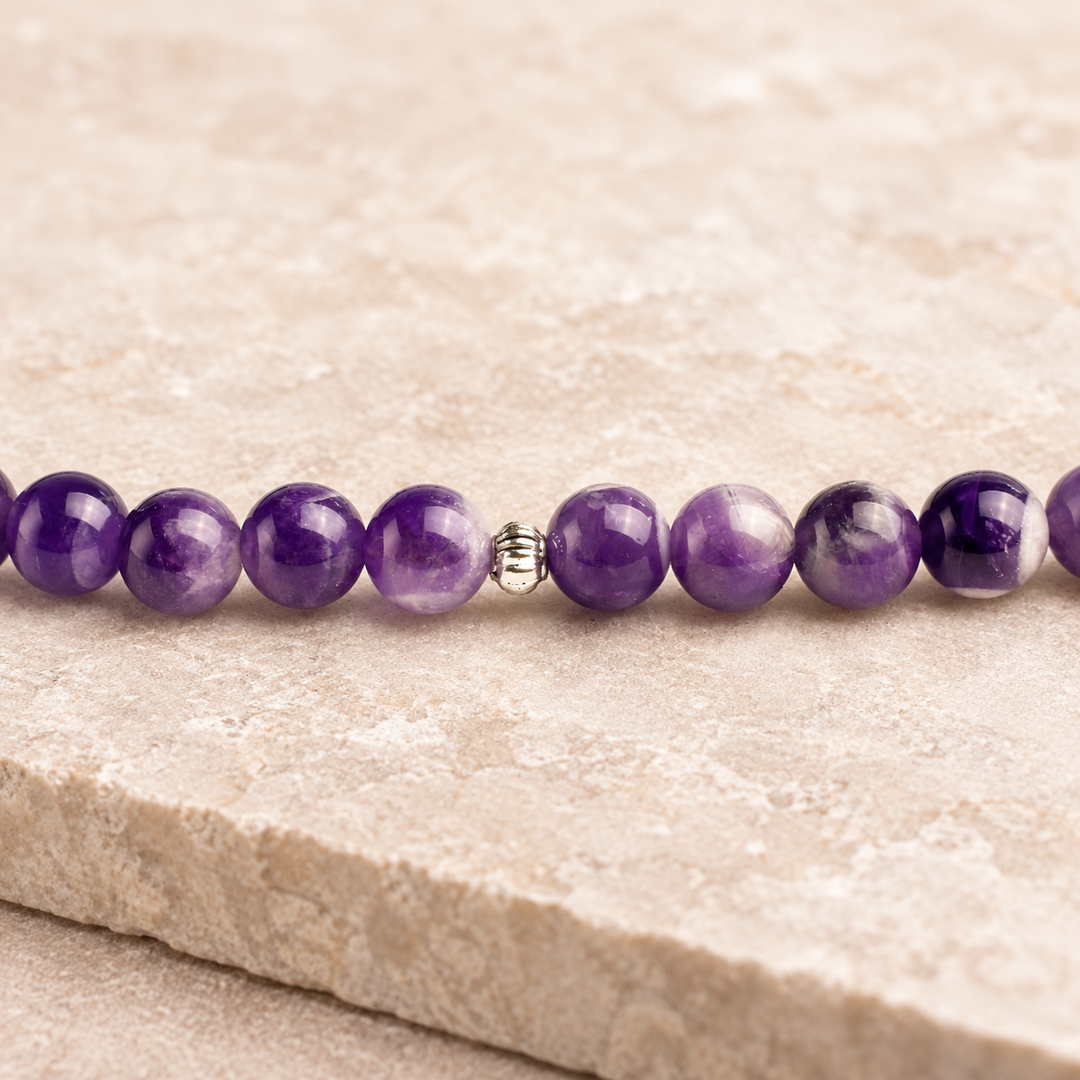 Amethyst Klarheit - Mala Kette
