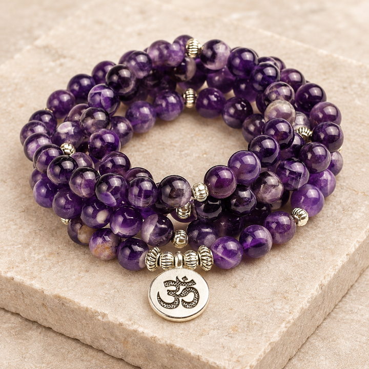 Amethyst Klarheit - Mala Kette