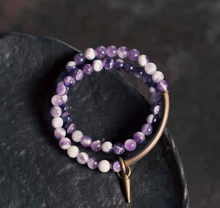 Amethyst Kupfer - Armband