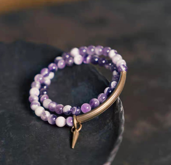 Amethyst Kupfer - Armband
