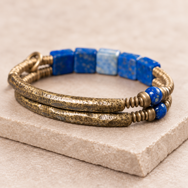 Azure Lapislazuli  Kupfer - Armband