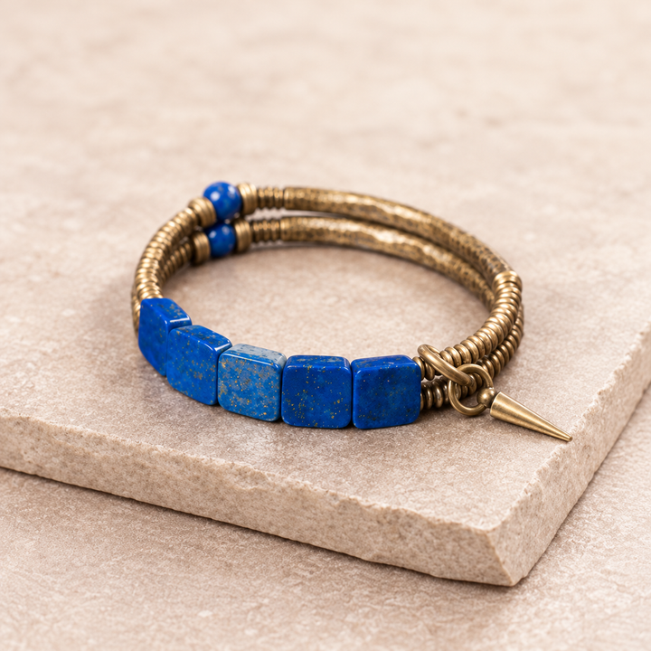 Azure Lapislazuli  Kupfer - Armband