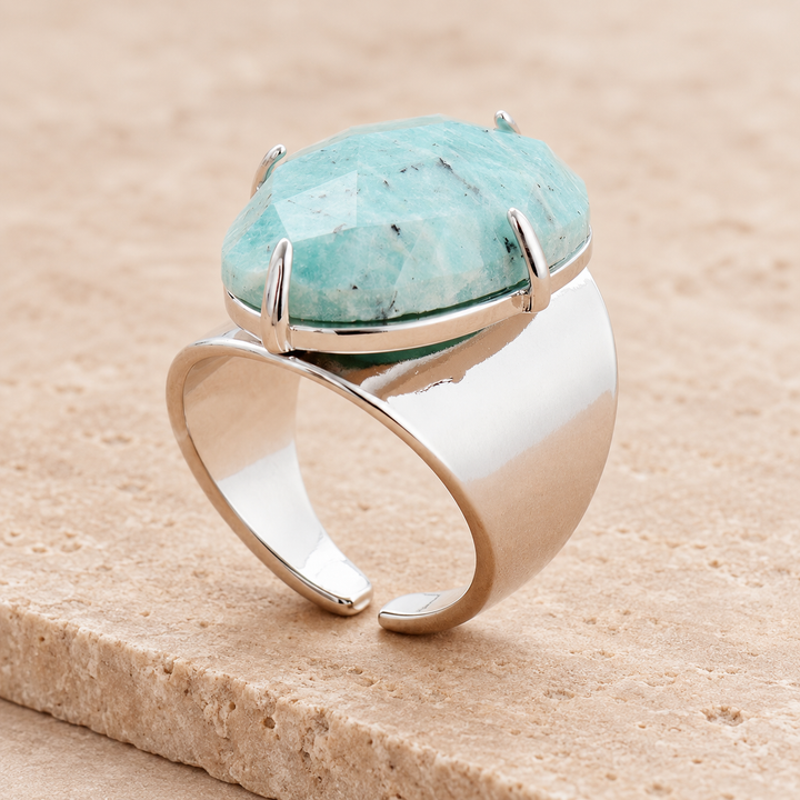 Blauer Amazonit - Ring
