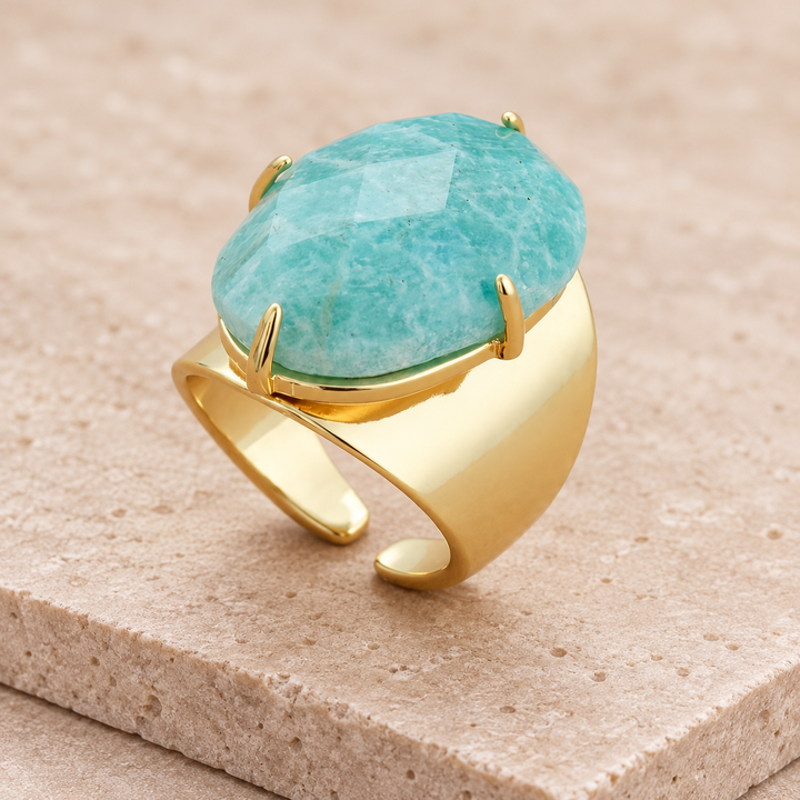 Blauer Amazonit - Ring