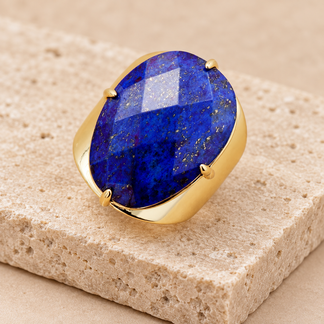 Blauer Lapislazuli - Ring