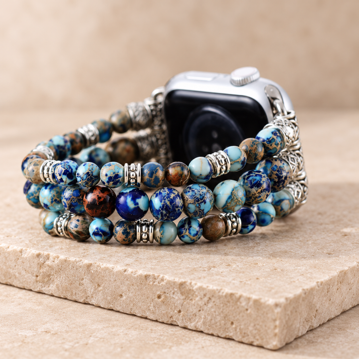 Blue Lilia - Apple Watch Armband