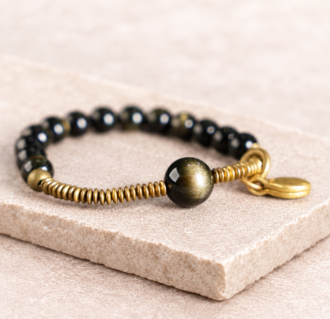 Celestial Obsidian Kupfer - Armband