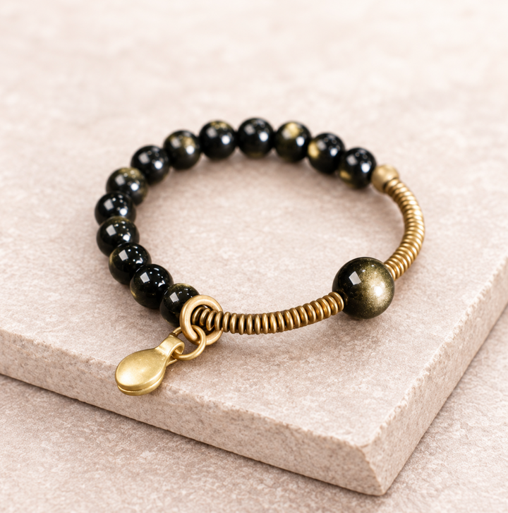 Celestial Obsidian Kupfer - Armband