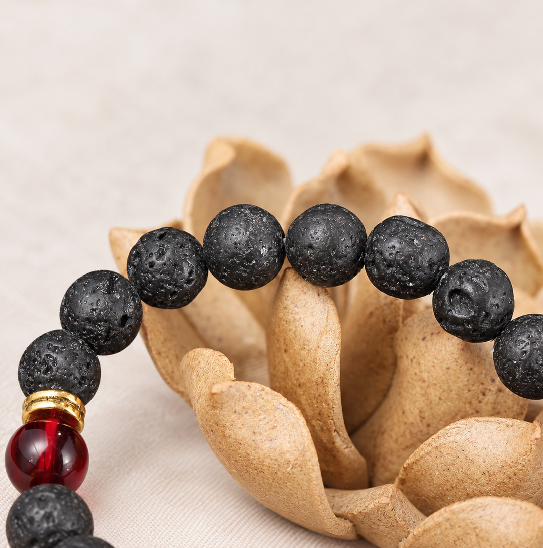 Chakra Balance Lava - Armband
