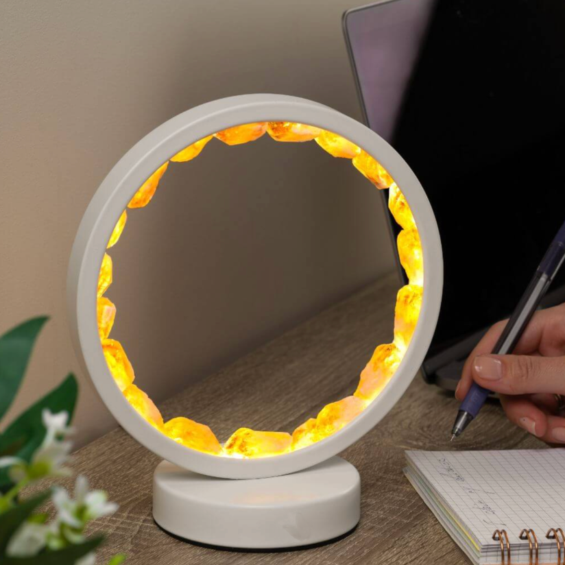 Citrin-Lampe "Herzlicht"