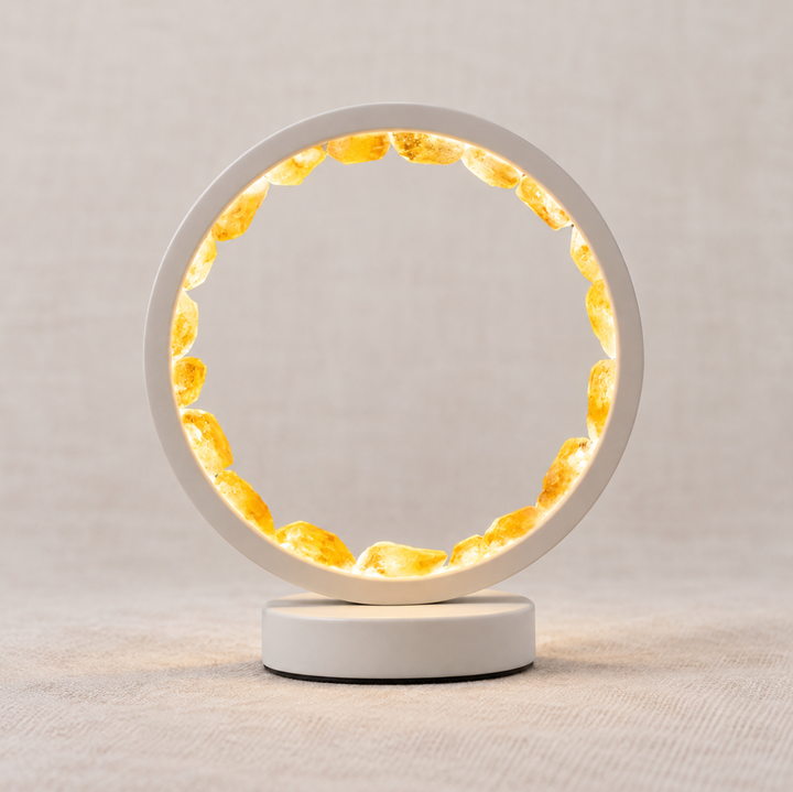 Citrin-Lampe "Herzlicht"