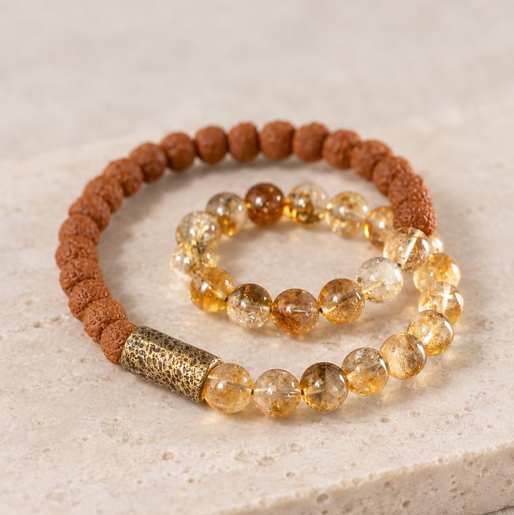 Himalayan Rudraksha Shine - Armband
