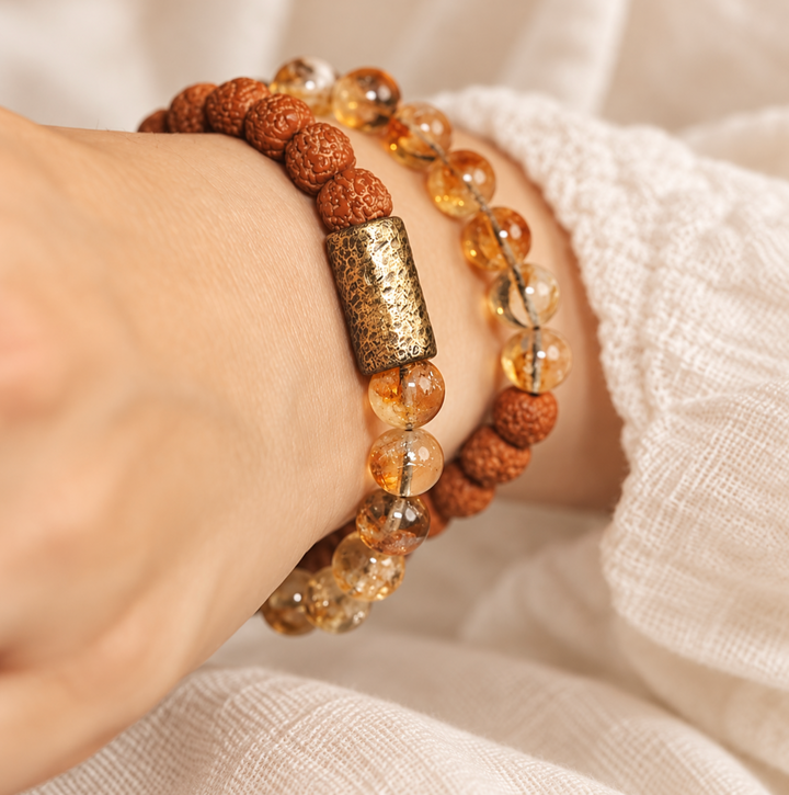 Himalayan Rudraksha Shine - Armband