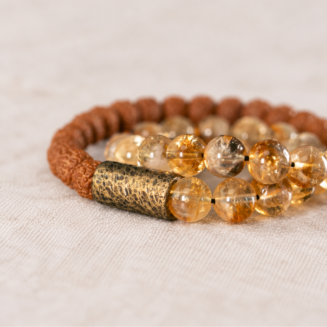 Himalayan Rudraksha Shine - Armband