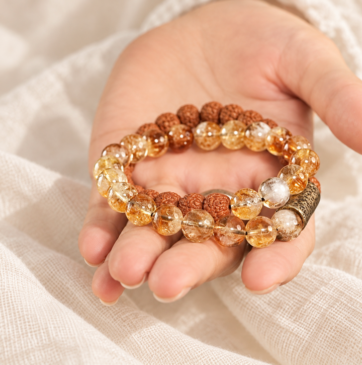 Himalayan Rudraksha Shine - Armband