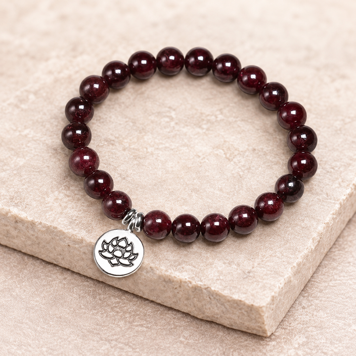 Granat Leidenschaft - Armband