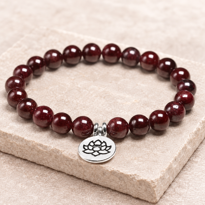 Granat Leidenschaft - Armband