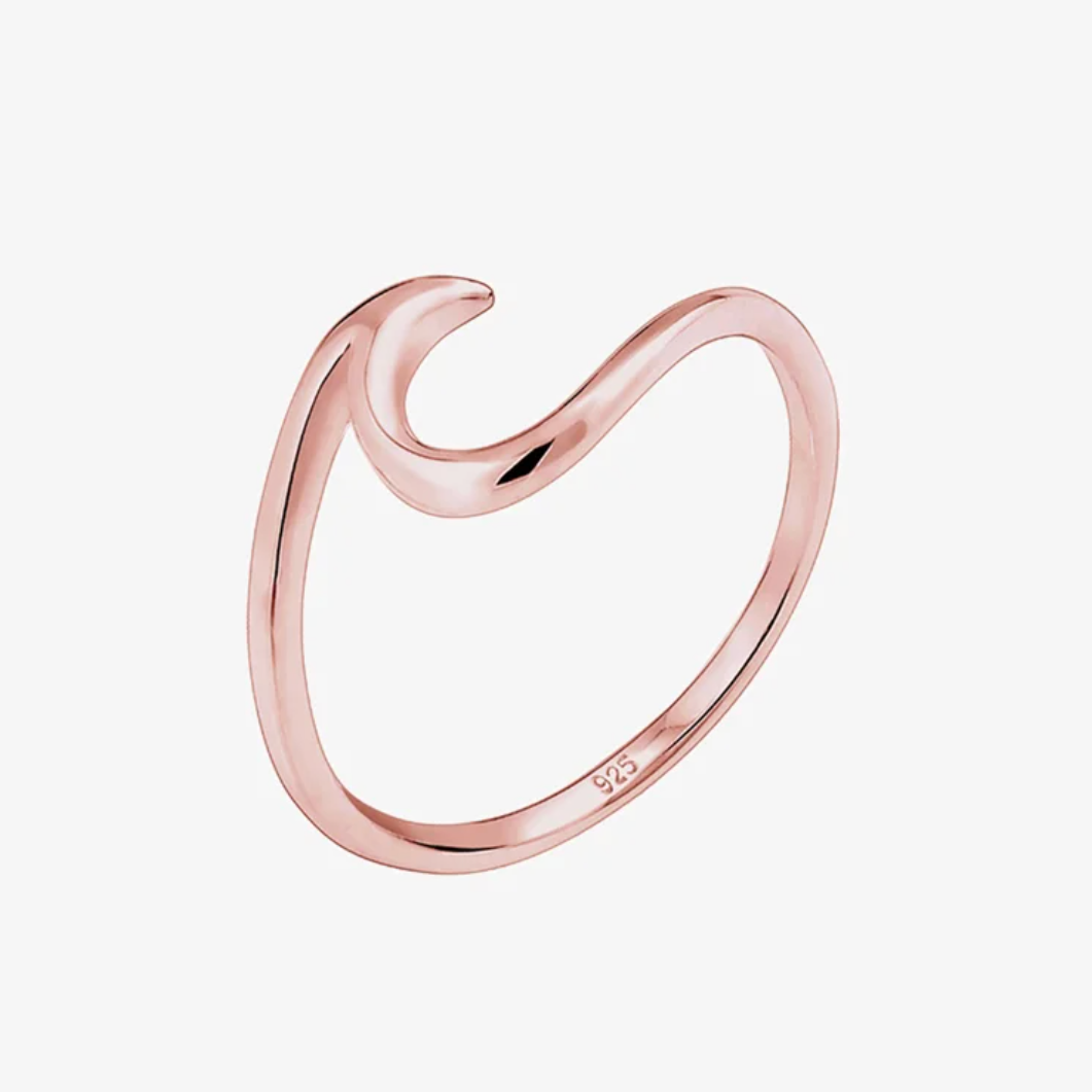 Happy Wave Silber - Ring