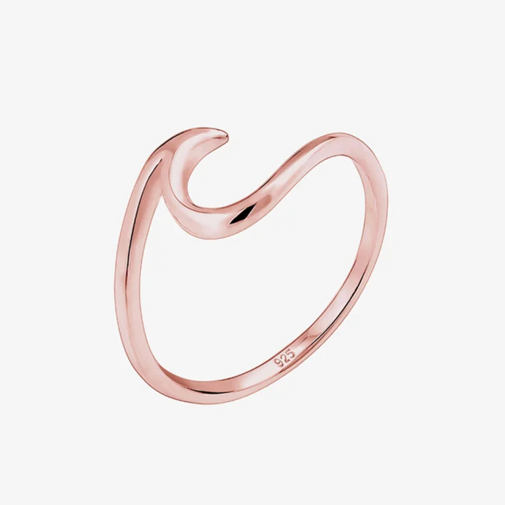 Happy Wave Silber - Ring