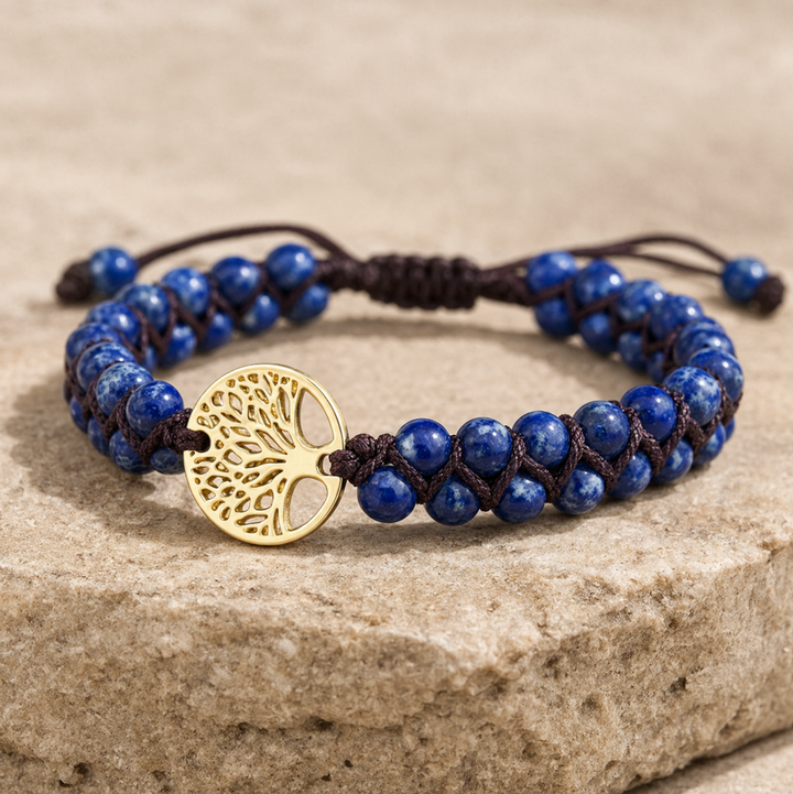 Lebensbaum Lapislazuli - Armband