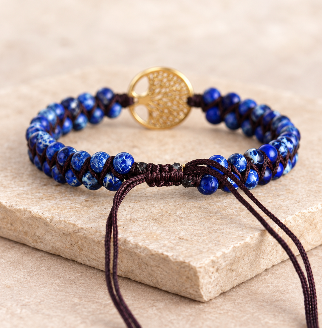 Lebensbaum Lapislazuli - Armband