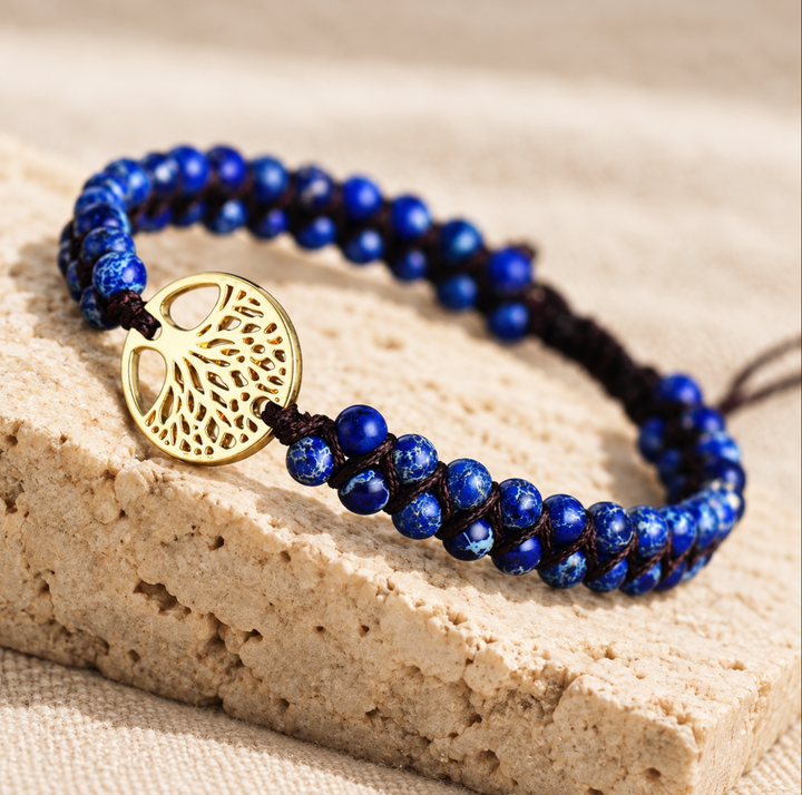 Lebensbaum Lapislazuli - Armband