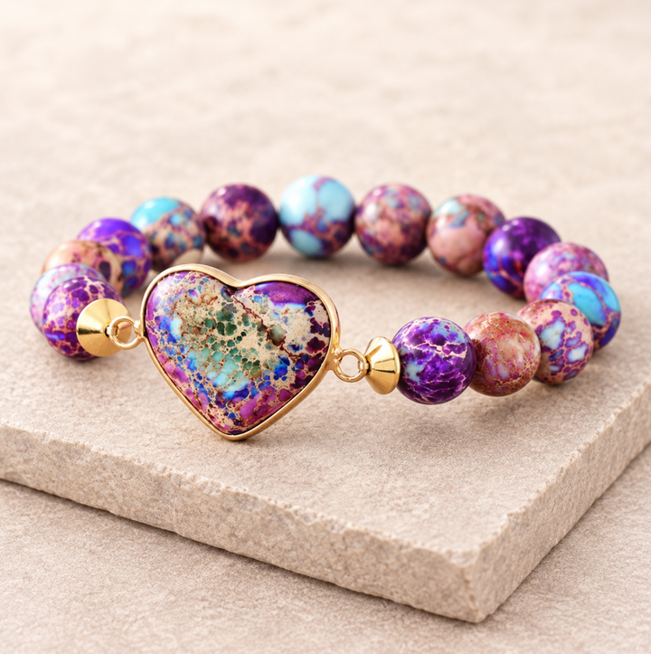 Lilia Jaspis Love - Armband