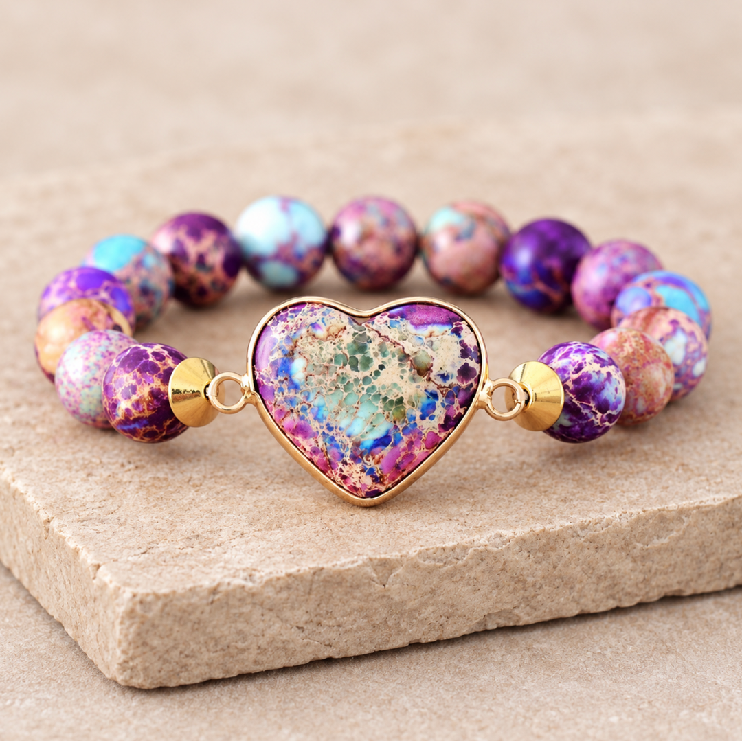 Lilia Jaspis Love - Armband