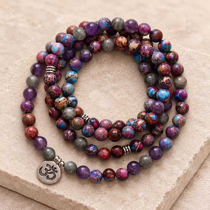 Mystical Jaspis - Mala Kette