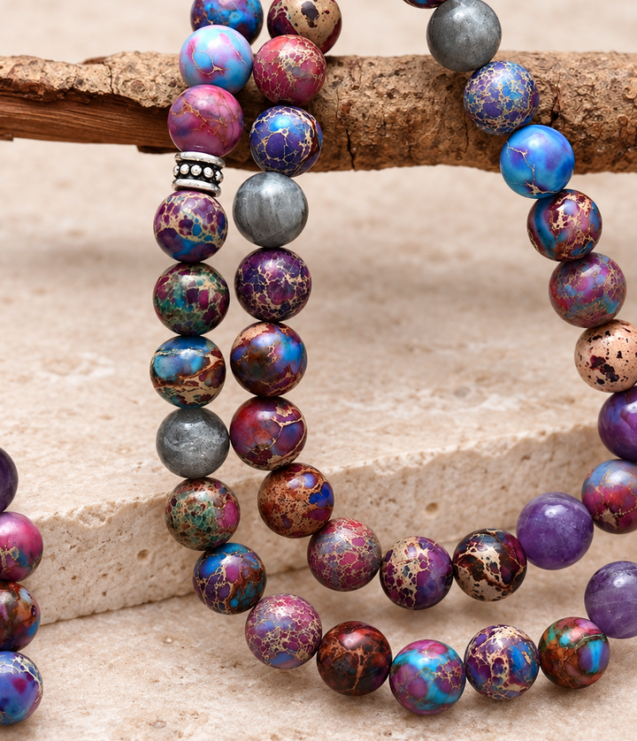 Mystical Jaspis - Mala Kette