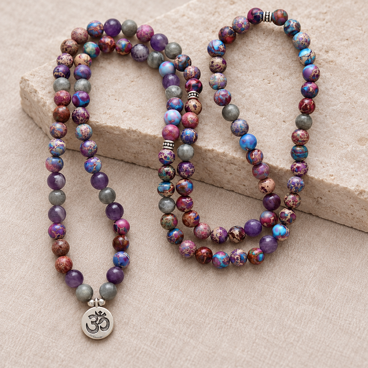 Mystical Jaspis - Mala Kette