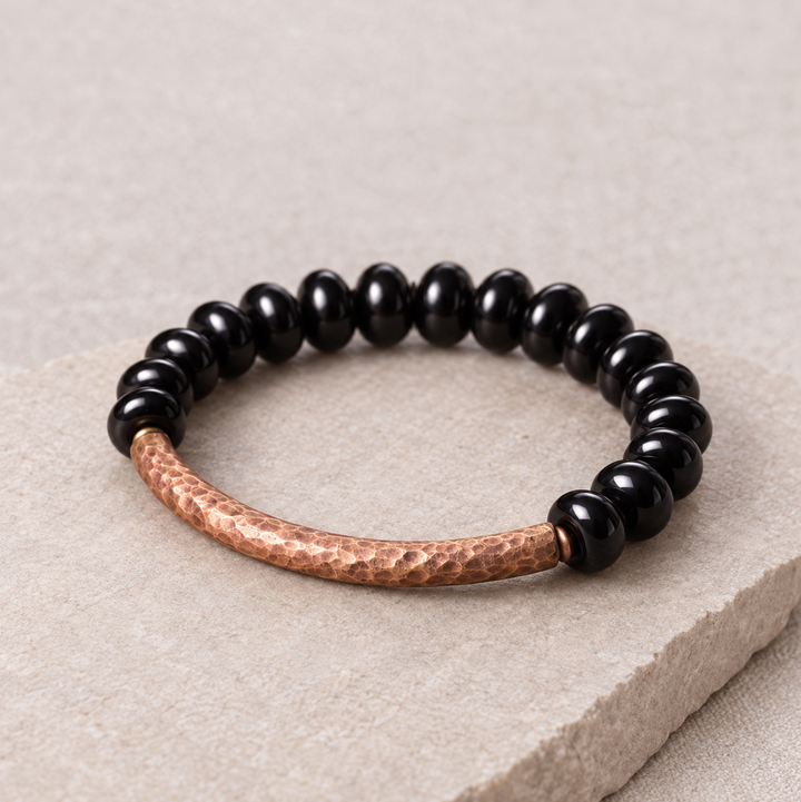 Mystio Obsidian Kupfer - Armband
