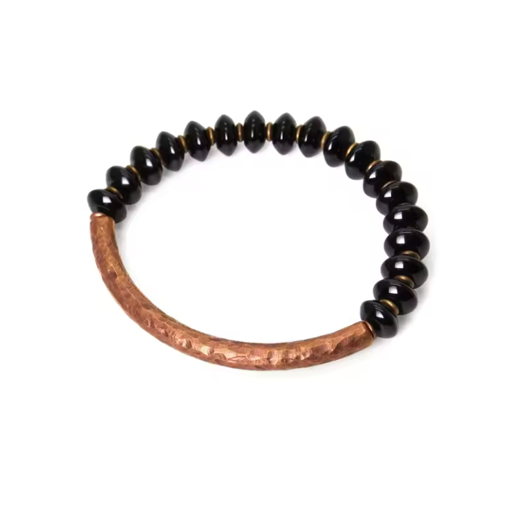 Mystio Obsidian Kupfer - Armband