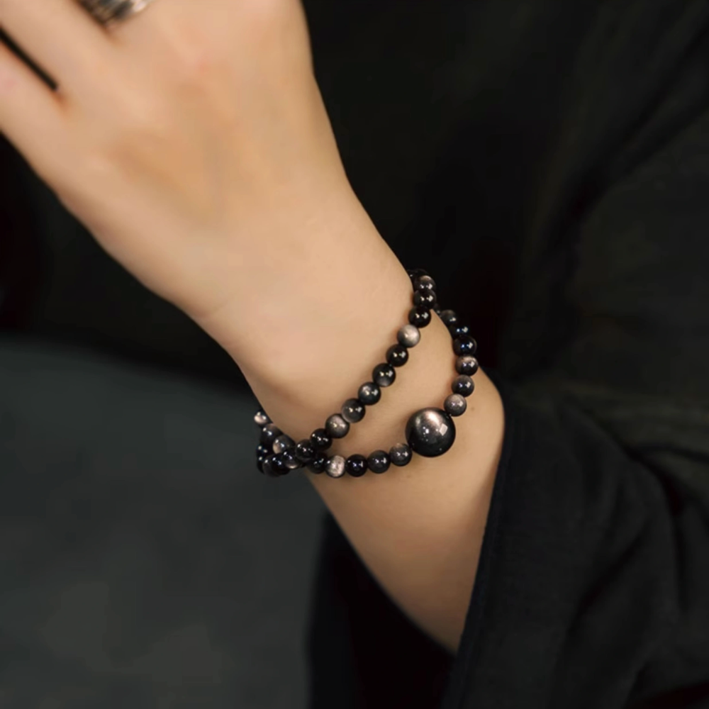 Noire Obsidian - Armband
