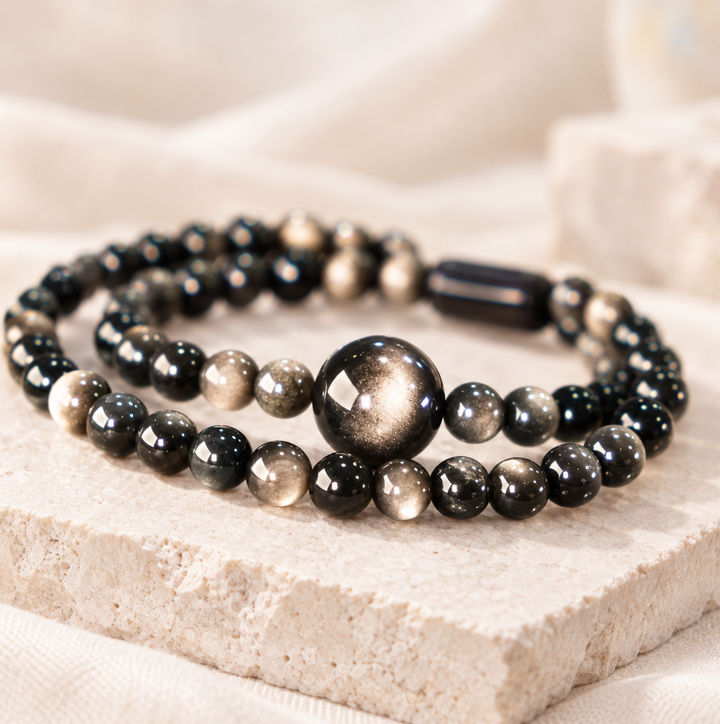 Noire Obsidian - Armband