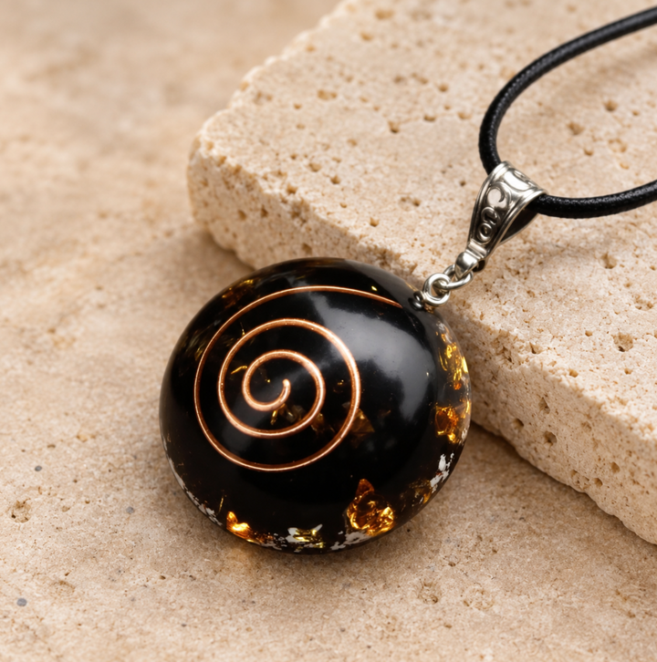 Obsidian Schutz Orgon - Kette