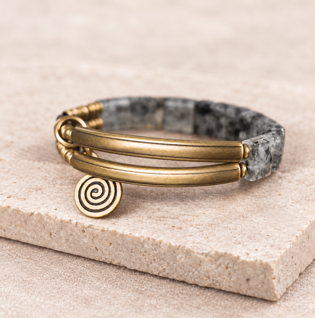 Rauchquarz Kupfer - Armband