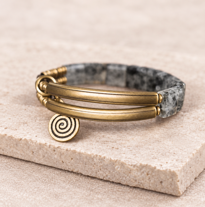 Rauchquarz Kupfer - Armband