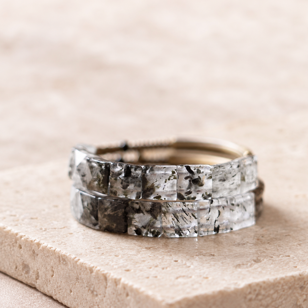 Rauchquarz Kupfer - Armband