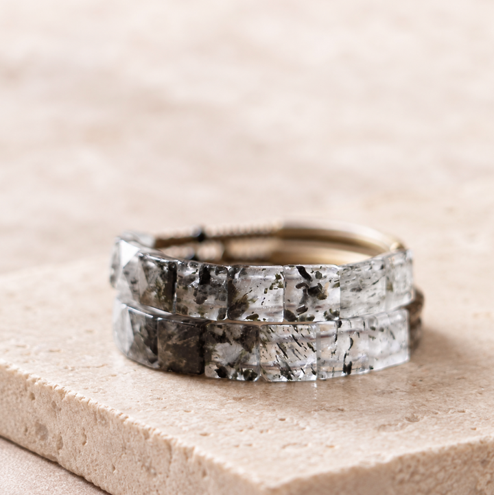 Rauchquarz Kupfer - Armband