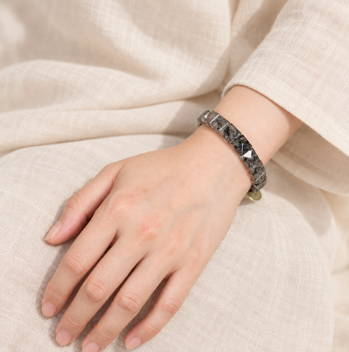 Rauchquarz Kupfer - Armband