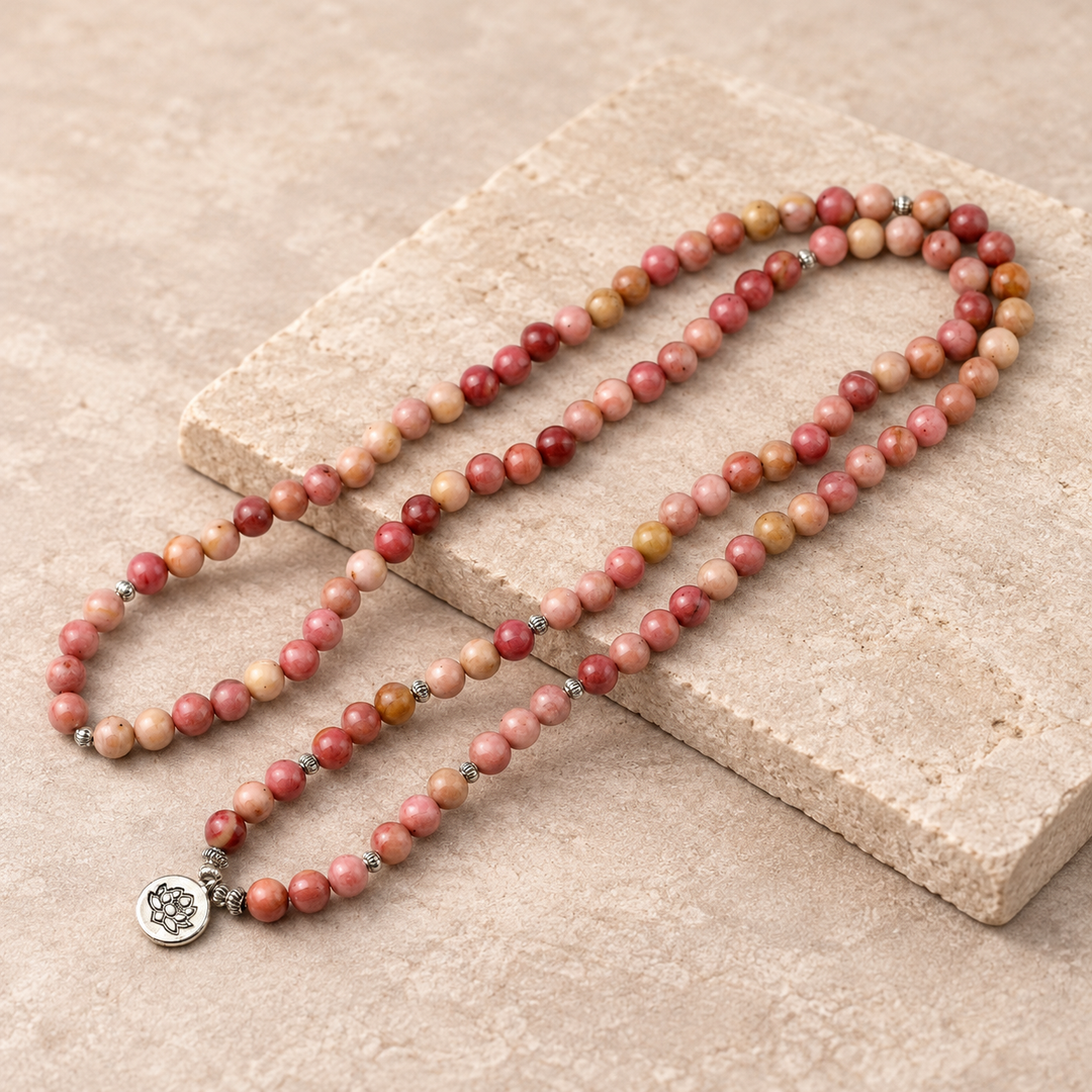 Rhodonit Love - Mala Kette