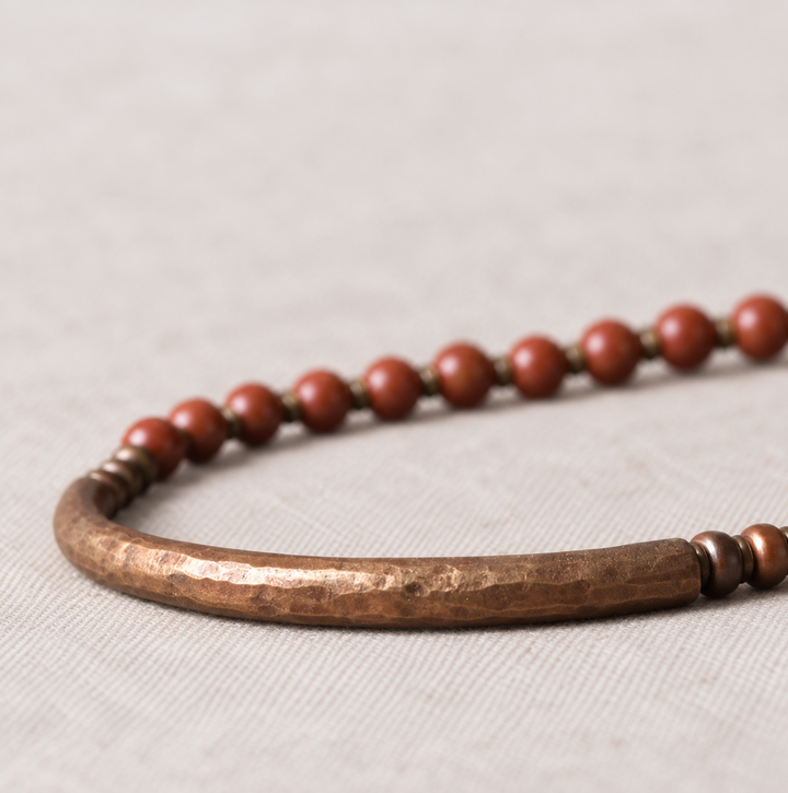 Jade & Kupfer Energie - Armband