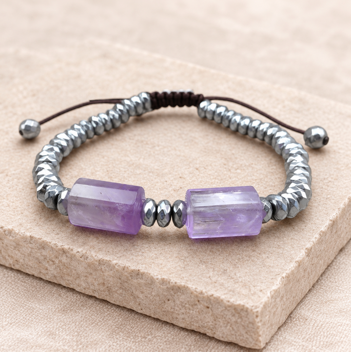 Schwarzes Mineral Turmalin - Armband