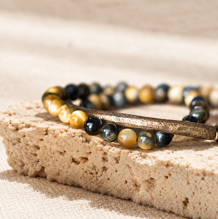 Tigerauge & Kupfer Energie - Armband