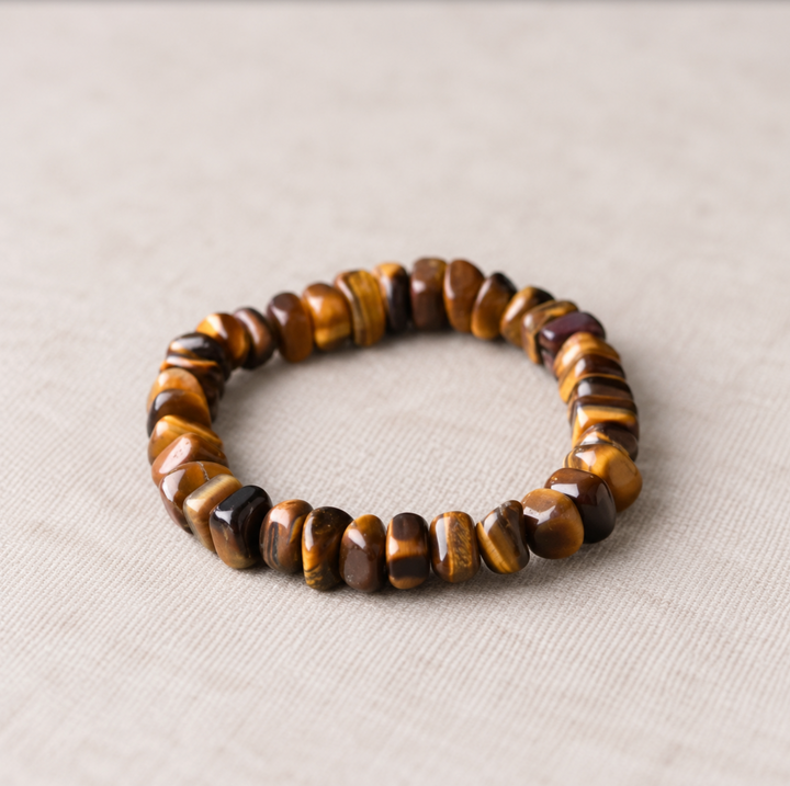 Tigerauge & Kupfer Energie-Armband