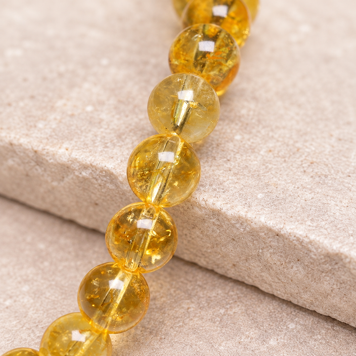 Yellow Citrin - Armband