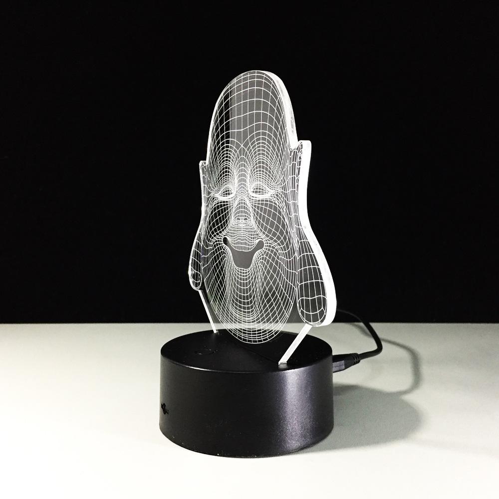 3D Lampe - "Buddha in Lotus" - LAMIVA.de - Yoga Schmuck - Spiritualität