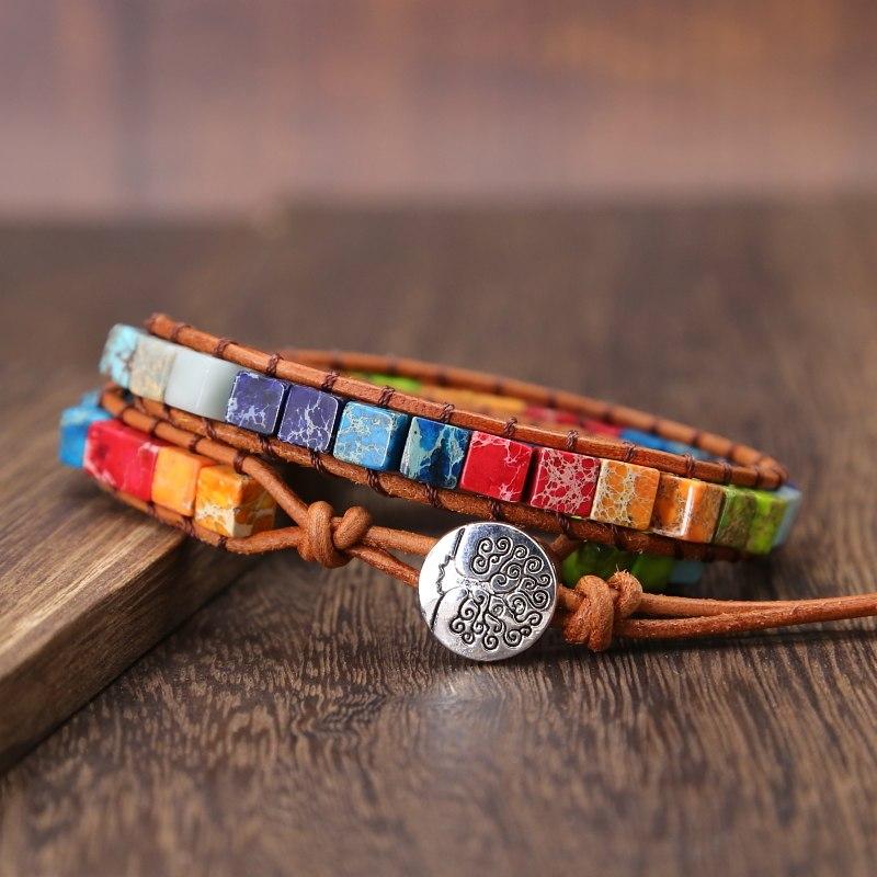 7 Chakra Attractive - Armband - LAMIVA.de - Yoga Schmuck - Spiritualität